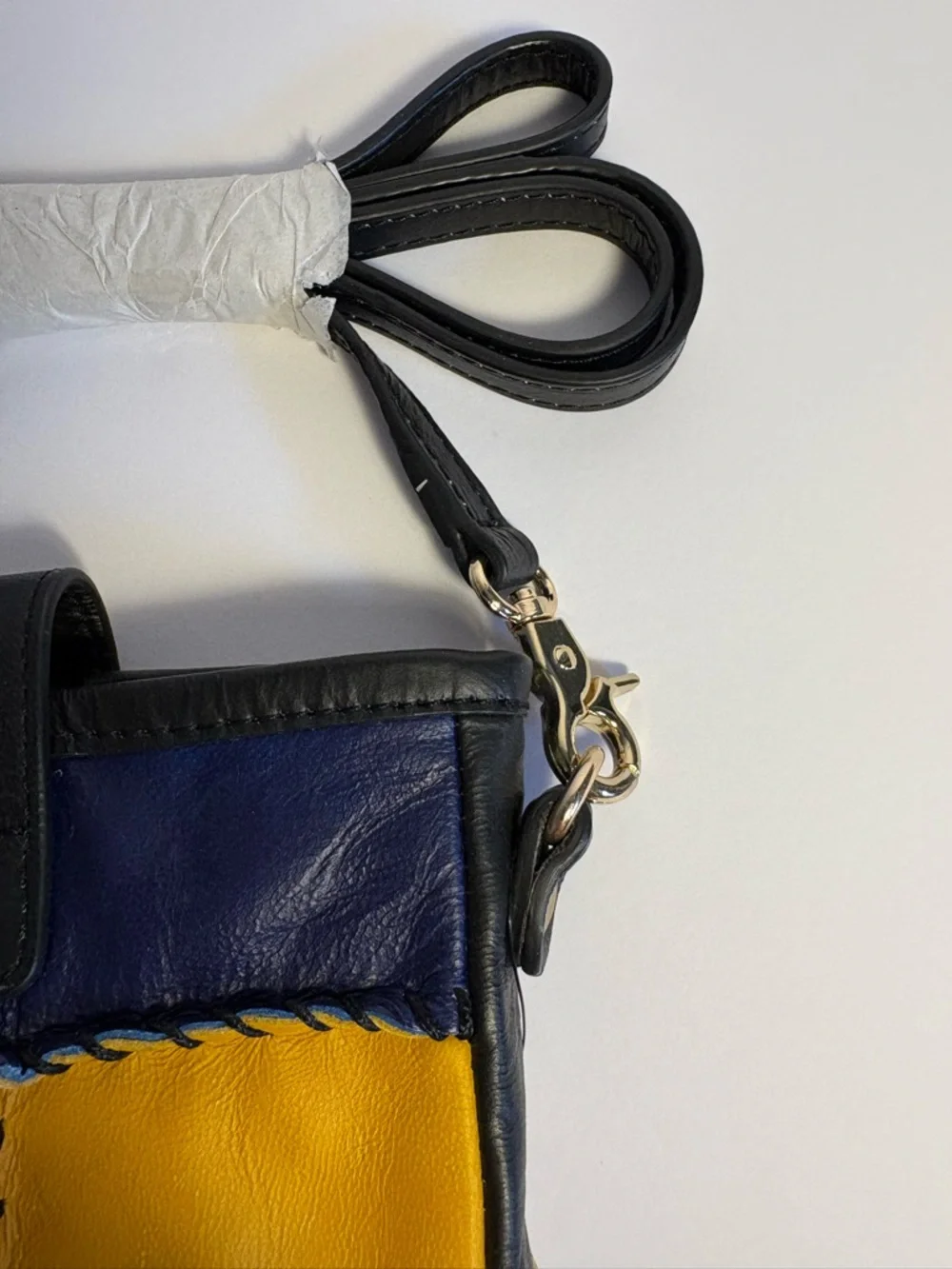 Clever Carriage Co NWT Patchwork Leather Crossbody